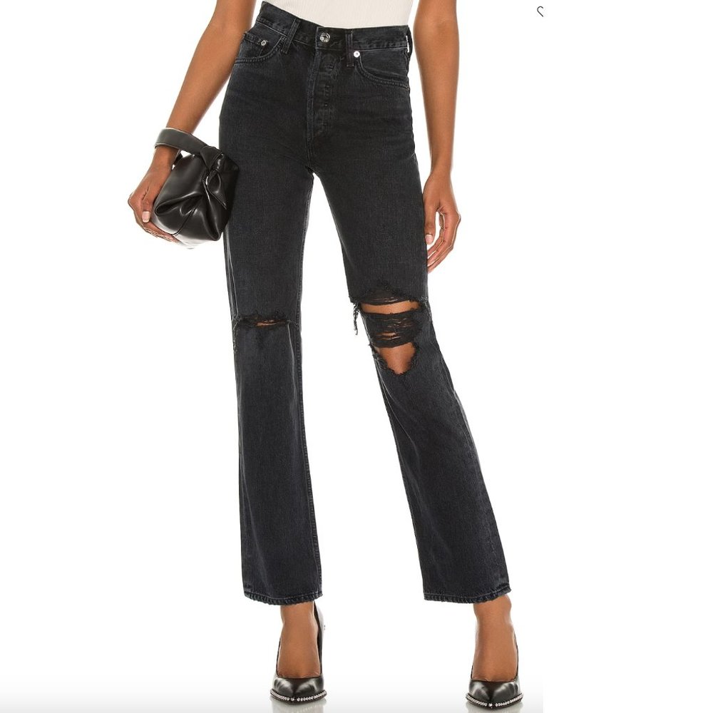 AGOLDE Lana Straight Denim